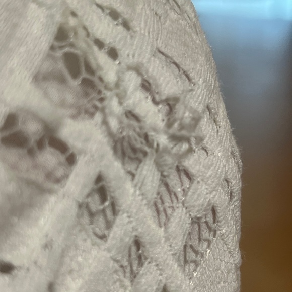 White Lacy, Chiffon lined top from Neiman Marcus - Picture 4 of 5
